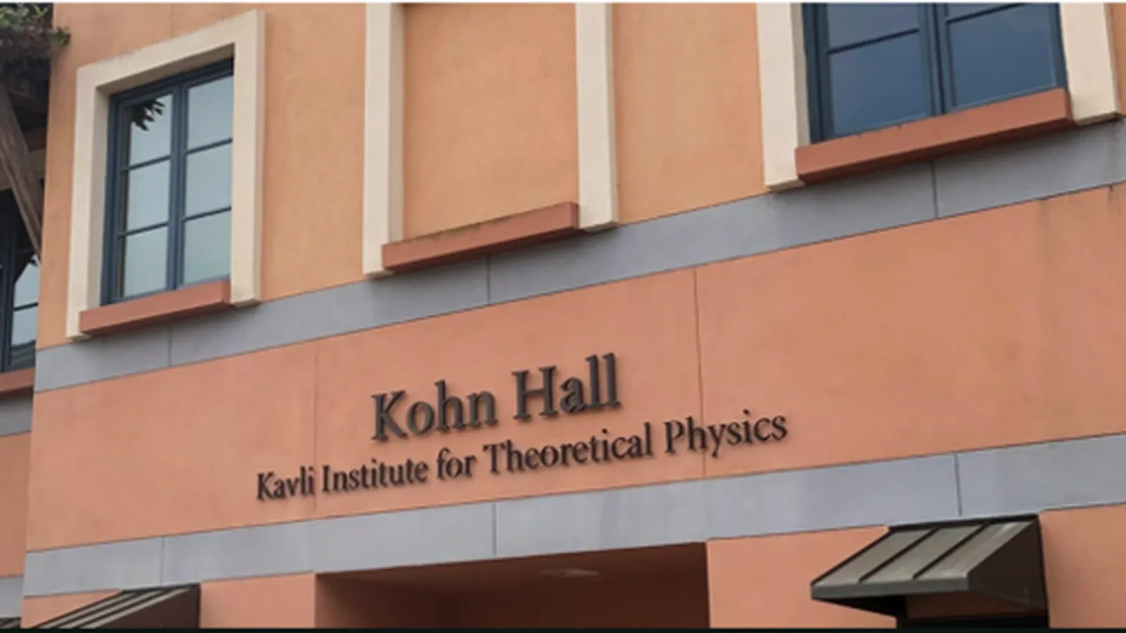 Kohn Hall, home of the Kavli Institute for Theoretical Physics at UC Santa Barbara
