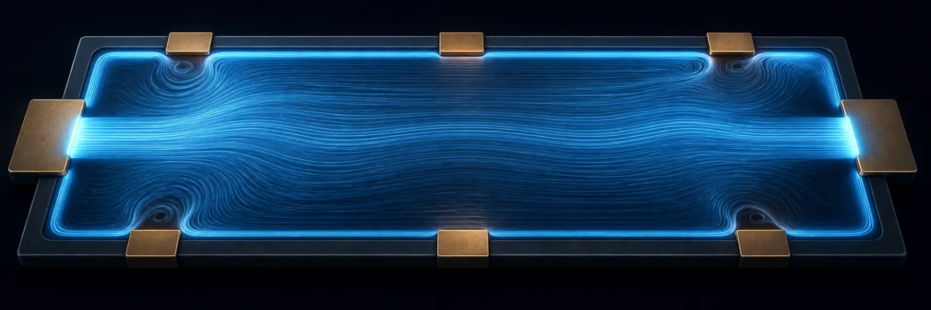 Hydrodynamic electron flow through a quantum Hall bar with chiral edge channels